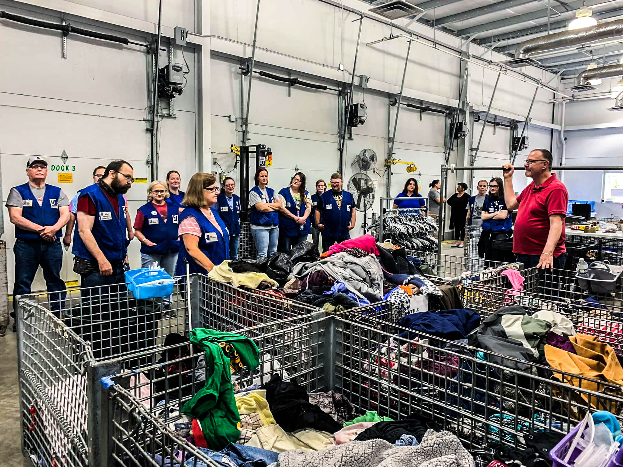 Evansville Goodwill team members serving their local community