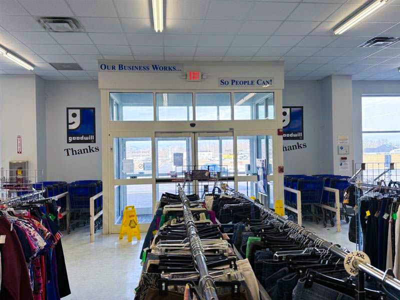 The Evansville Goodwill Outlet shopping experience