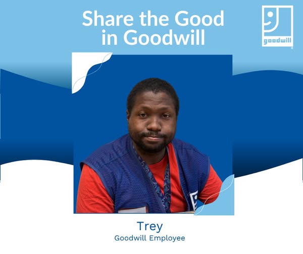 A Goodwill employee growing in their career